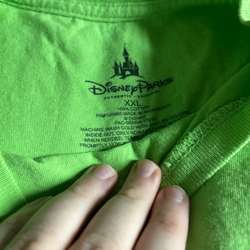 Disney Parks Disneyland Resort Mickey Tee XXL Green